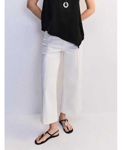 брюки джинсовые женские белый