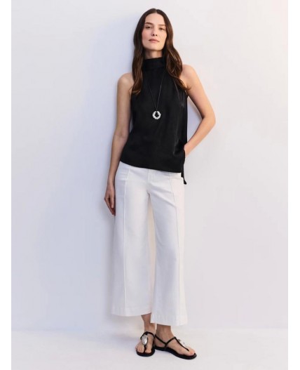 брюки джинсовые женские белый