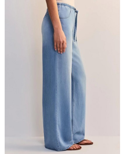 брюки женские светлый индиго