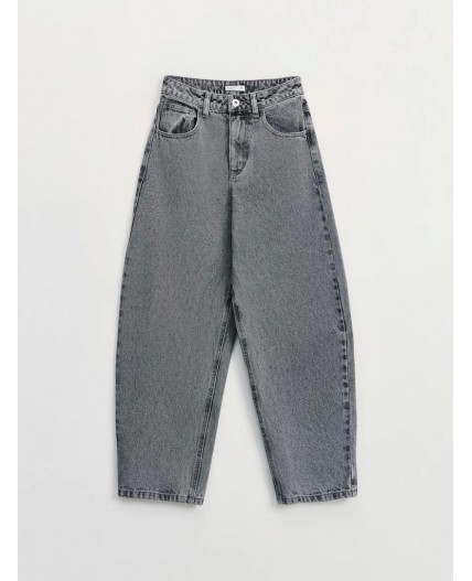 брюки джинсовые женские светло-серый