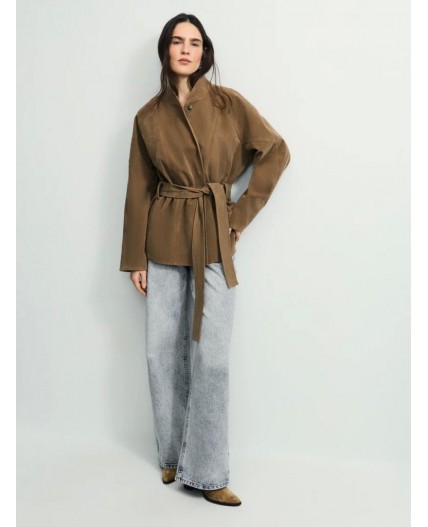 брюки джинсовые женские светло-серый