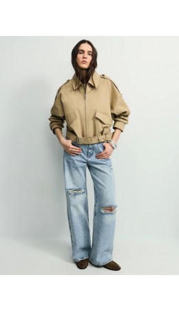 брюки джинсовые женские светлый индиго