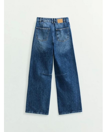 брюки джинсовые женские индиго