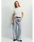 брюки джинсовые женские светло-серый