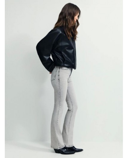 брюки джинсовые женские светло-серый