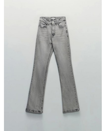 брюки джинсовые женские светло-серый