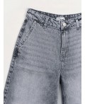 брюки (бермуды) джинсовые женские светло-серый