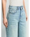брюки джинсовые женские светлый индиго