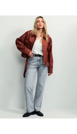 брюки джинсовые женские светло-серый