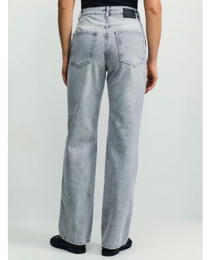 брюки джинсовые женские светло-серый
