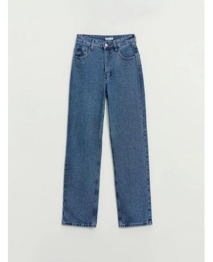 брюки джинсовые женские индиго