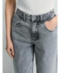 брюки джинсовые женские светло-серый