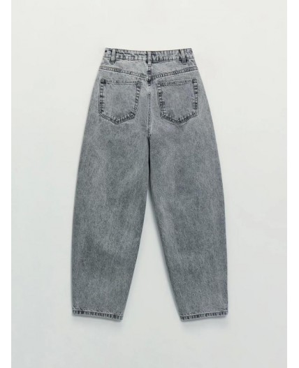 брюки джинсовые женские светло-серый