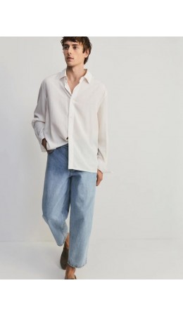 брюки джинсовые мужские голубой индиго