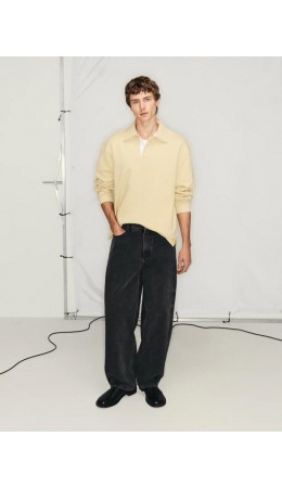 брюки джинсовые мужские темно-серый деним