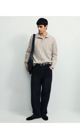 брюки джинсовые мужские темно-серый деним