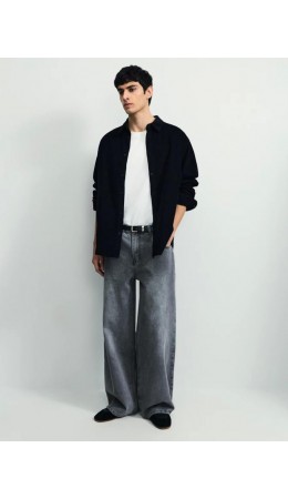 брюки джинсовые мужские светло-серый