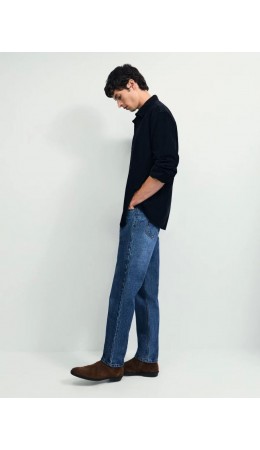 брюки джинсовые мужские индиго