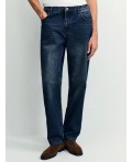 брюки джинсовые мужские темный индиго