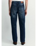 брюки джинсовые мужские темный индиго