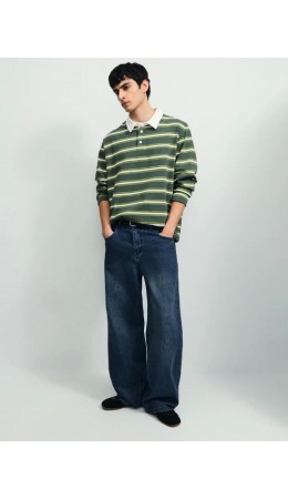 джемпер мужской зеленый графичный принт