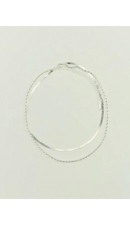 Шейное украшение женское серебро