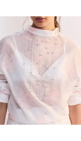 Шейное украшение женское серебро