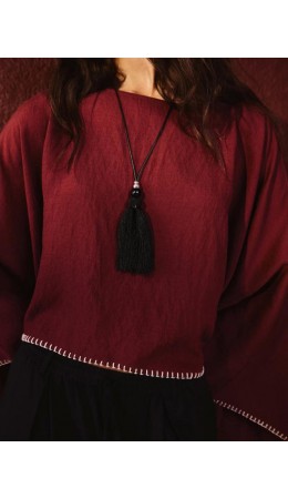 Шейное украшение женское черный