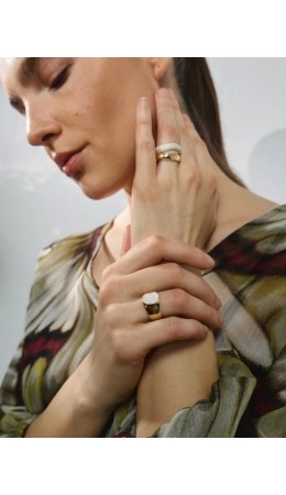 набор колец женский золото