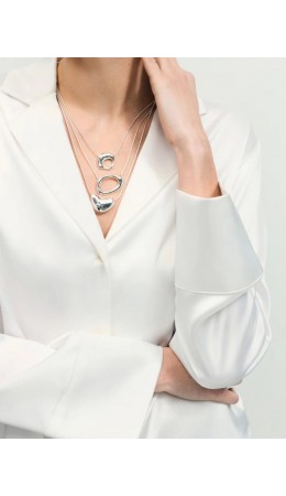 Шейное украшение женское серебро