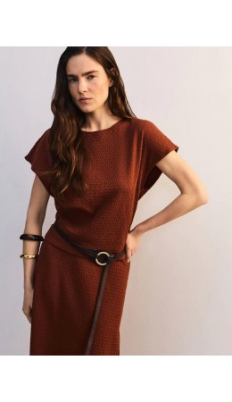 джемпер женский терракот/кирпичный