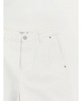 брюки (бермуды) джинсовые женские белый