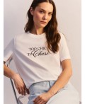 футболка женская ваниль