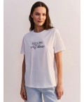 футболка женская ваниль