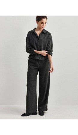 брюки женские серый меланж