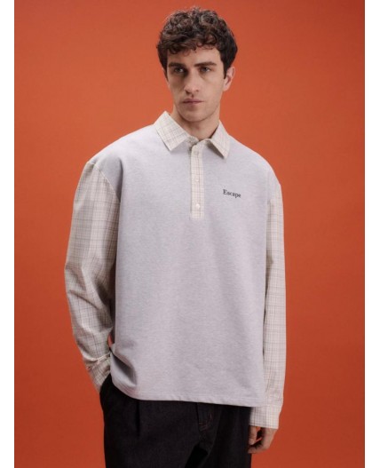 джемпер мужской светло-серый меланж