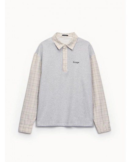 джемпер мужской светло-серый меланж