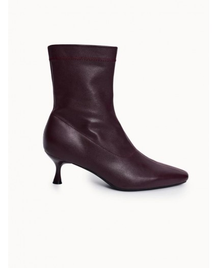 ботинки женские бордовый