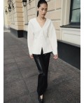 кардиган женский молочный