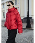 куртка женская красный