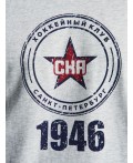 лонгслив мужской светло-серый меланж