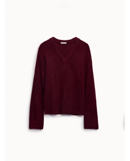 джемпер женский тёмно-бордовый
