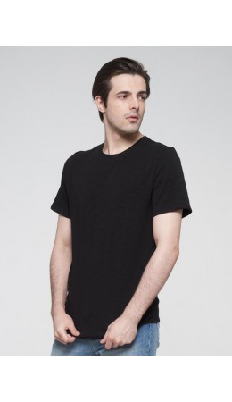 Фуфайка (футболка) мужская 201-13004; ХБ19-5708 черный
