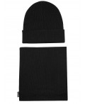Комплект (шапка, снуд) 13-176U; черный