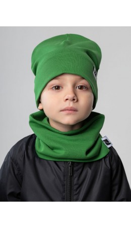 Комплект (шапка, снуд) 13-148U; зеленый