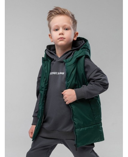 Жилет 14-68МU; темно-зеленый