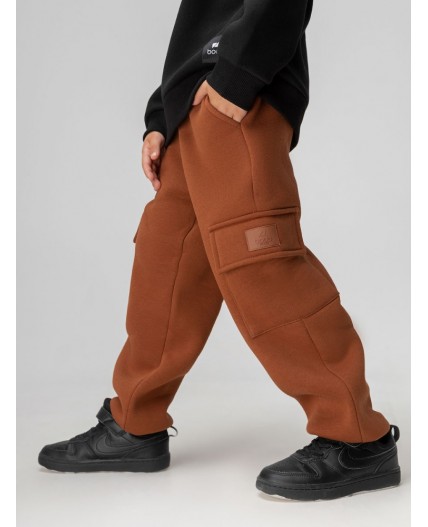 Брюки 6-471МU; коричневый