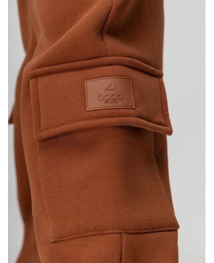 Брюки 6-471МU; коричневый