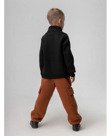 Брюки 6-471МU; коричневый