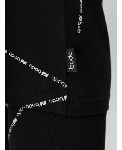 Костюм 11-468MU; черный (белый)